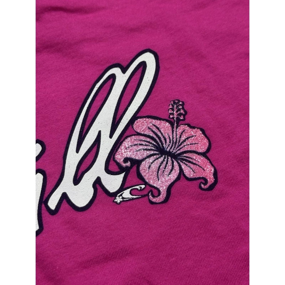 Y2K‎ O'Neill Pink Flower Women T Shirt Size M - Picture 5 of 8